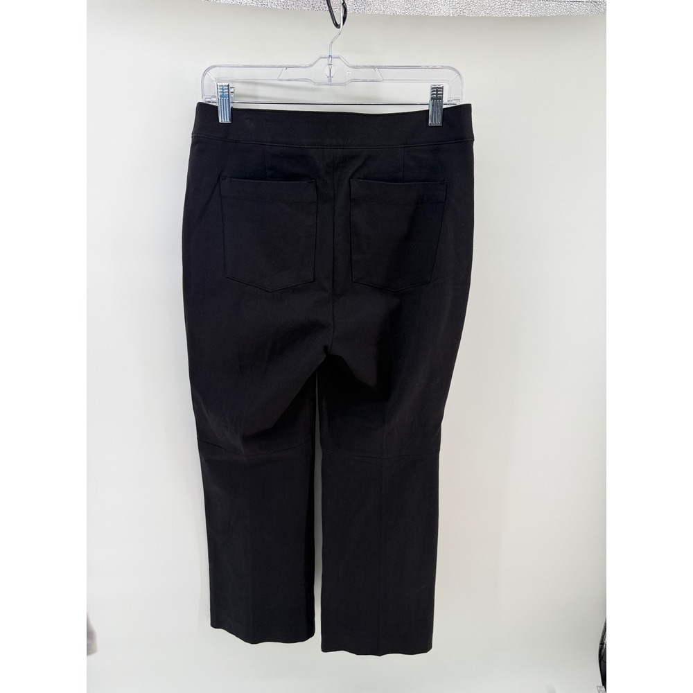 Spanx Polished Kick Flare Pants Classic Black 20367R Womens Large NWT - Picture 2 of 13
